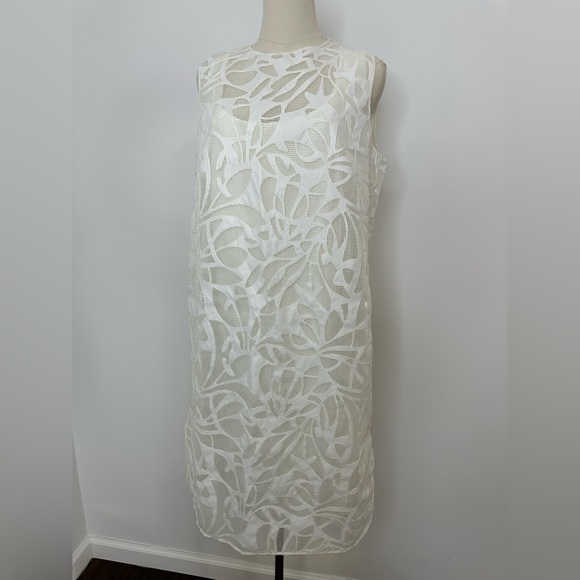 Akris Punto Faux Leather Leaves Dress - Picture 5 of 10